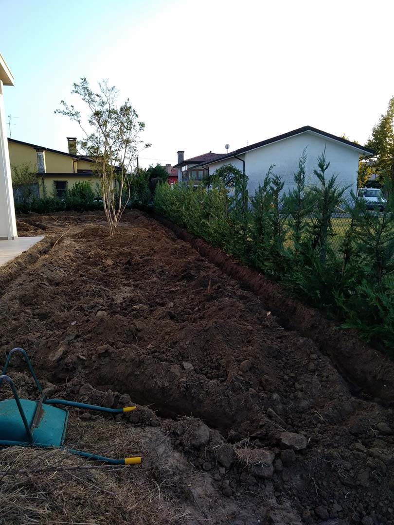 progettazione giardino 230 mq a padova