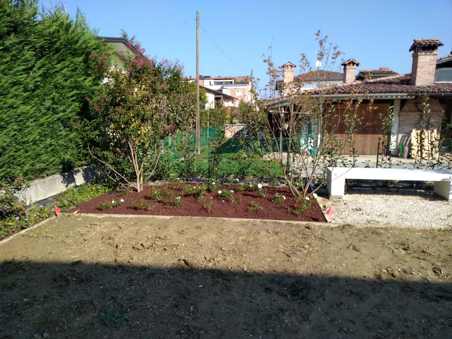 progettazione giardino 230 mq a padova