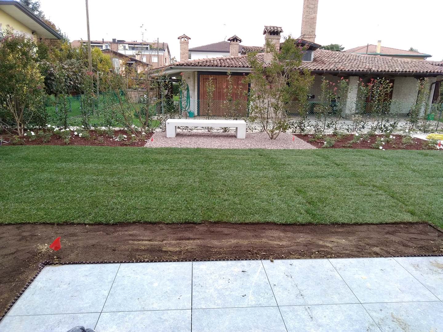 progettazione giardino 230 mq a padova