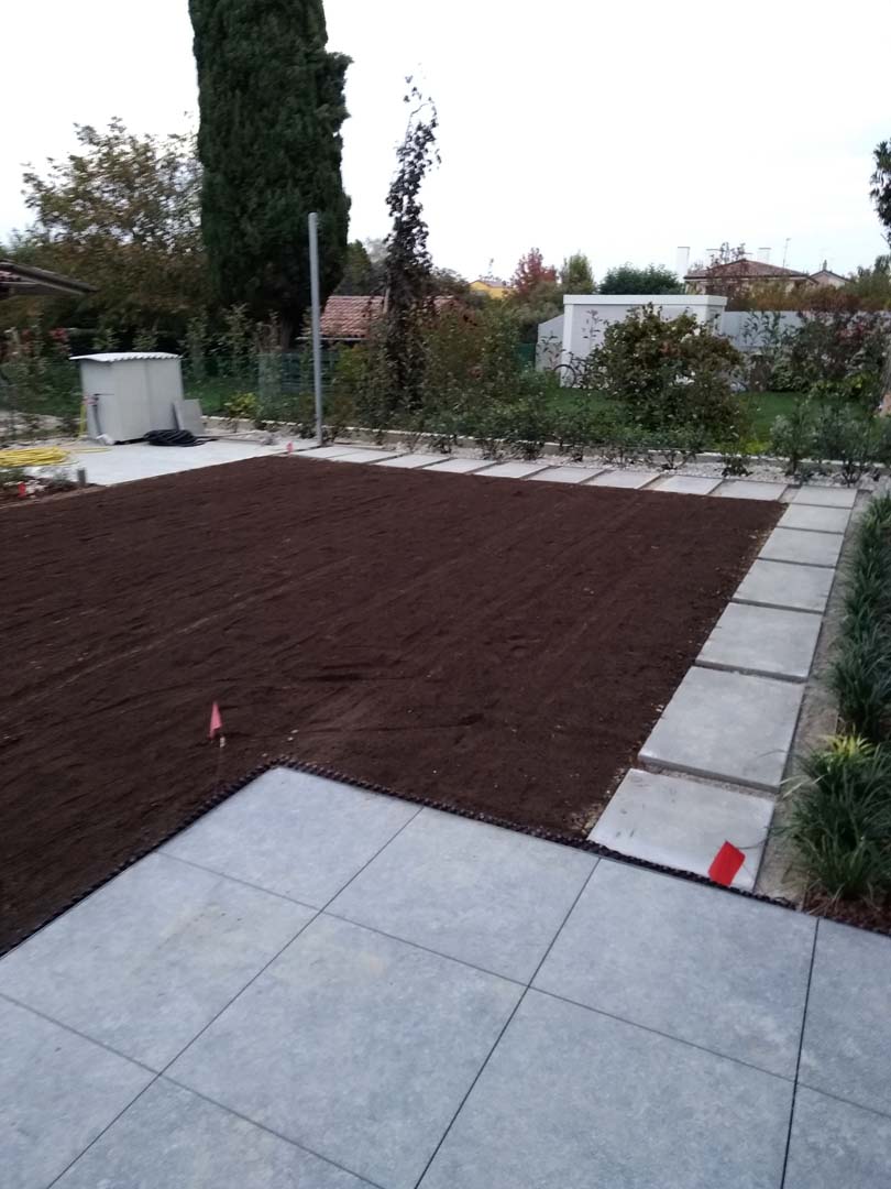 progettazione giardino 230 mq a padova